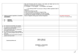 states brief information about the company or the industry and relates how his or her
qualifications can benefit the company