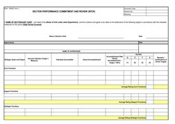 Spcr Form Example Division Performance Commitment Review | PDF | Economies | Business