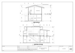 100
SEE RAFTER DETAILS
BEDROOM 1
BEDROOM 3
DINING
BEHIND
T&B
BEHIND
TOILET
BEHIND
6860
200
2575
325
2620
755
390
FF CL
ELEV.