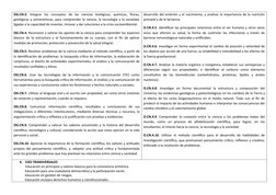 OG.CN.3. Integrar  los  conceptos  de  las  ciencias  biológicas,  químicas,  físicas,
geológicas y astronómicas, para compre