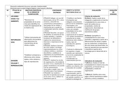 Educación ambiental (recursos naturales, biodiversidad). 
            Educación para la salud integral (higiene,