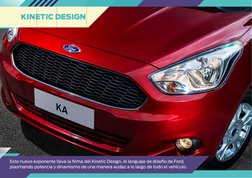 Este nuevo exponente lleva la ﬁrma del Kinetic Design, el lenguaje de diseño de Ford, 
plasmando potencia y dinamismo de una