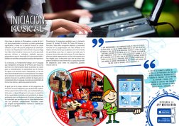 Esta etapa se plantea en Musicaeduca a partir de los 5 
o 6 años proyectando la iniciación y primer aprendizaje 
significativ
