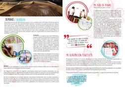 Estos programas nacen de la demanda que surge por cursar un método similar a Mi Teclado o Mi Violín por parte de 
alumnos más