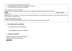 6.
¿Las preguntas están entre signos de interrogación?
7.
¿Las preguntas están escritas en un lenguaje claro y entendible?
8.