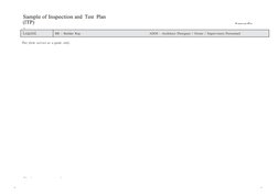 Construction Inspection Test Plan Sample | PDF | Specification ...