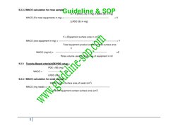 Cleaning Validation Matrix Guidelines | PDF | Solubility | Dose ...