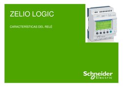 ZELIO LOGIC
CARACTERÍSTICAS DEL RELÉ
