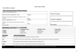 Working at Height Risk Assessment Guide | PDF | Risk | Personal ...
