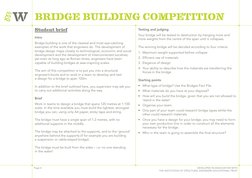 Bridge Building Competition Guide | PDF | Bridge | Design