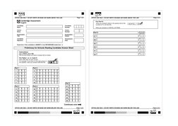 PET Reading Answer Sheet 2024 | PDF