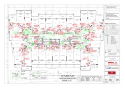 Ventilation Layout Plan for Residential Building | PDF | Duct (Flow ...
