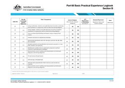 EASA Part 66 Practical Experience Logbook | PDF