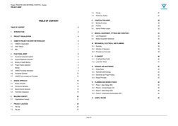Project: PEDIATRIC AND MATERNAL HOSPITAL, Guyana 
PROJECT BRIEF 
 
 
 
 
Page 2/45 
 
 
 
 
 
 
TABLE OF CONTENT 
 
TABLE OF
