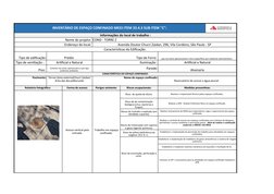 INVENTÁRIO DE ESPAÇO CONFINADO NR33 ITEM 33.4.3 SUB ITEM "C":
Informações do local de trabalho :
Nome do projeto: COND - TORR
