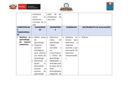 conciencia
moral
 
en
situaciones
concretas  de  la
vida.
partir  de  las
enseñanzas  de
Jesucristo
COMPETENCIA
S
TRANSVERSAL