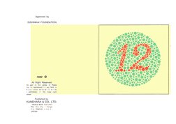 Ishihara 14 Plate Colour Blindness Test | PDF | Color | Senses