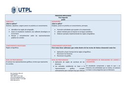 PROCESOS IMPLICADOS
Para Segundo
 grado
HABILIDAD:  
¿Qué es aplicar?
Destinar, adjudicar, asignar poner en práctica un conoc