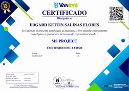 hola 
hola 
CERTIFICADO
Otorgado a:
EDGARD KETTIN SALINAS FLORES
Se extiende el presente certificado al alumno(a). Por cumpli