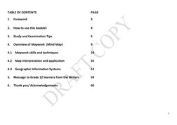 Mapwork Booklet.pdf Grade 12 Geography Mapwork Guide | PDF | Stream | Geographic ...