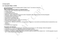 Grade 12 Geography Mapwork Guide | PDF | Stream | Geographic ...