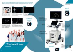 This entry model of the ARIETTA series provides easy operation for beginners and experts. Its
large 21.5 inch monitor and int