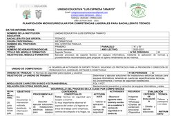 UNIDAD EDUCATIVA “LUIS ESPINOSA TAMAYO” 
Email: colegioluisespinosatamayo@gmail.com (mailto:colegioluisespinosatamayo@gmail.c