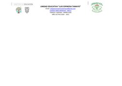 UNIDAD EDUCATIVA “LUIS ESPINOSA TAMAYO” 
Email: colegioluisespinosatamayo@gmail.com (mailto:colegioluisespinosatamayo@gmail.c