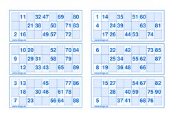 11
32 47
69
80
21 38
50
71 83
2 16
49 57
72
www.bingo.es
10 20
52
70 84
9
29 31
58
79
12
33 43
65
89
www.bingo.es
3 13
45
77