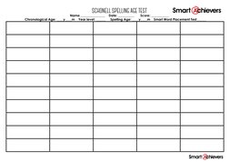 Schonell Spelling Age Test Form | PDF | Career & Growth | Sports