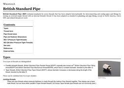 (https://en.wikipedia.org/wiki/File:BSPP_Male_Straight_Thread.png)BSPP fitting
British Standard Pipe
British Standard Pipe (