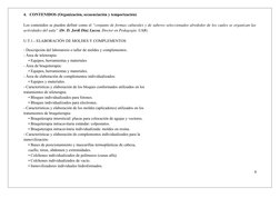 4. CONTENIDOS (Organización, secuenciación y temporización)
Los contenidos se pueden definir como el “conjunto de formas cult
