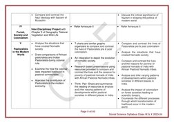 Page 9 of 60 
 
                                                                       Social Science Syllabus Class IX & X