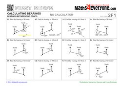 Maths4everyone First Steps Bearings Calculating | PDF
