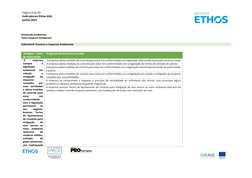 Página 8 de 49 
Indicadores Ethos ASG 
Junho 2022 
 
 
 
 
 
 
 
Dimensão Ambiental 
Tema Impacto Ambiental  
 
Indicador#: P