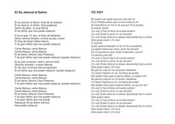 El Es Jehová el Señor 
 
Él es Jehová, el Señor, Dios de la creación 
Él es Jehová, el Señor, Dios poderoso 
Señor de jilean,