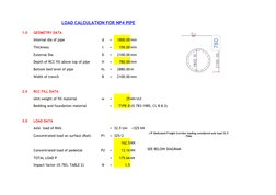 NP4 Pipe Load Calculation Summary | PDF