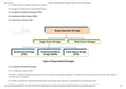 Experimental Designs: RBD, CRD, LSD | PDF | Design Of Experiments ...