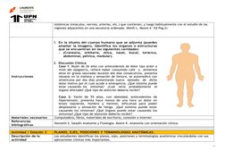 2
© 2019 Laureate International Universities®|Confidential & 
sistémicas (músculos, nervios, arterias, etc.) que contienen, y