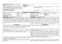 puede comprometer la salud
Etiqueta: Riesgo de nivel de glucemia inestable
Código: 1208
Resultado: Nivel de 
depresión
F