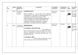 Microteaching Tnteu Coding Sheet.pdf Microteaching Overview and Framework | PDF | Teachers | Lecture