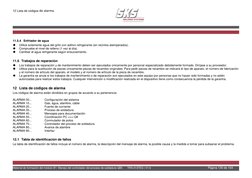 12 Lista de códigos de alarma 
 
 
 
 
 
 
 
Material de formación del módulo B1: Manejo del controlador del proceso de solda