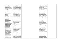 comunidades y pueblos 
para identificar sus 
causas cómo se 
desarrollaron y cómo se 
resolvieron, destacando 
el diálogo y l