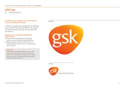 GSK - Core Visual Identity Guidelines Logo | PDF | Logos | Brand