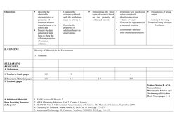 Grade 7 Science Week 2 Overview | PDF | Mixture | Nature