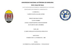 CATEDRÁTICA:
CARMEN EUGENIA SALGADO AGÜERO
PRESENTADO POR EL GRUPO:
“LOS SIN NOMBRE”
DANIELA SARAHÍ MARTÍNEZ TURCIOS 20222031