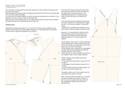 Drafting a Raglan Sleeve Pattern | PDF