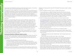 8
© OCR 2020
Delivery Guide
AS and A Level Physics A
Thinking conceptually
If practicable, attach the diffraction grating to