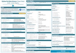 Python For Data Science Cheat Sheet
SciPy - Linear Algebra
Learn More Python for Data Science Interactively at www.datacamp.