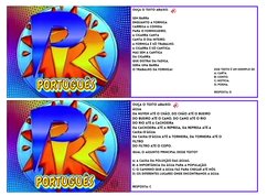 OUÇA o texto abaixo.
Sem barra
Enquanto a formiga
Carrega a comida
Para o formigueiro,
A cigarra canta
Canta o dia inteiro.
A